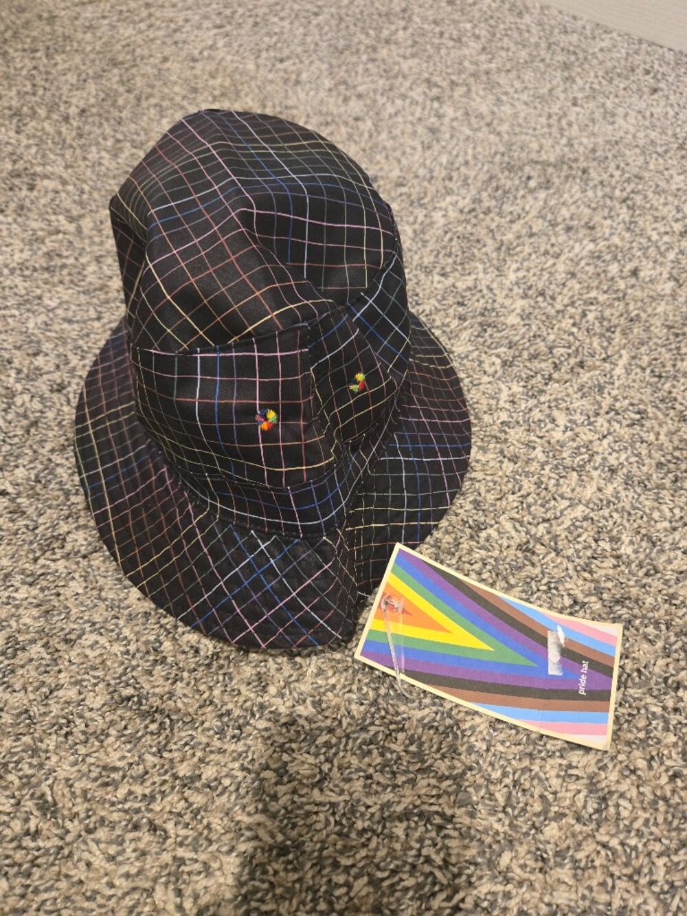 NWT Pride Bucket Hat Target Plaid OS